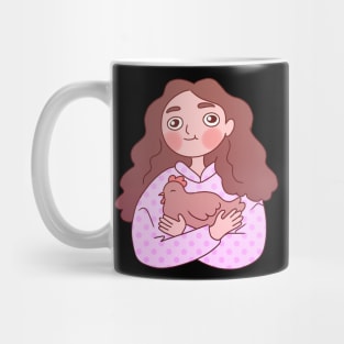 Cute chicken lady Mug